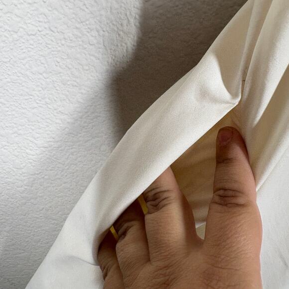 Collette Dinnigan Anthropologie Size 6 Pleated Trellis Fit & Flare Dress White - Picture 11 of 14